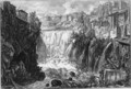 Waterfall At Tivoli - Giovanni Battista Piranesi