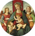 Madonna Con Bambino, San Giovannino E Angeli - (after) Raphaello Del Garbo Capponi
