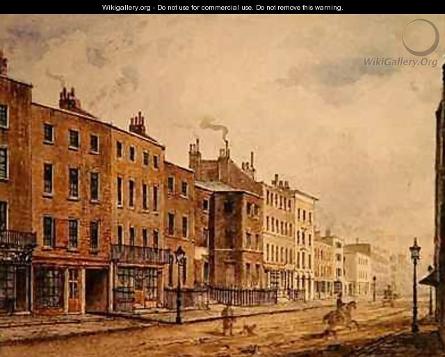 View of Marylebone High Street - Georges Ferdinand Bigot