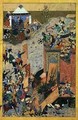 Assault on a Castle, Persian, Timurid Period - (Kamal al-Din Bihzad) Bihzad