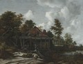 Water Mill At The Edge Of A Wood - Jacob Van Ruisdael