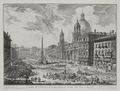 Veduta Di Piazza Navona Sopra Le Rovine Del Circo Agonale - Giovanni Battista Piranesi