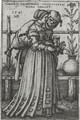 The Lady And Death - Hans Sebald Beham