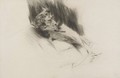 Portrait Of Whistler Asleep - Giovanni Boldini