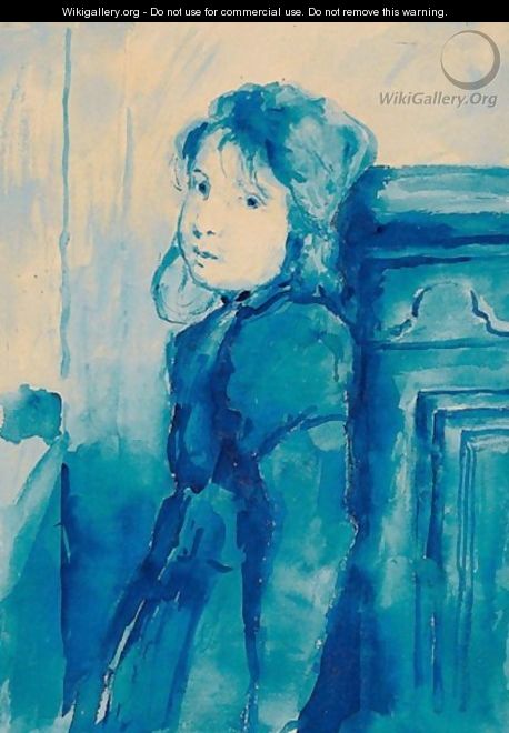 Standing Girl (Ida Jenni) - Albert Anker
