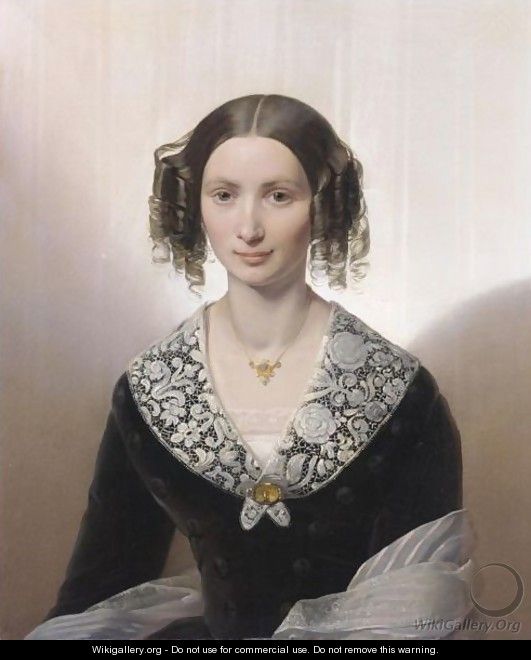 Ritratto Della Contessa Francesca Pallavicini Reina - Giuseppe Molteni