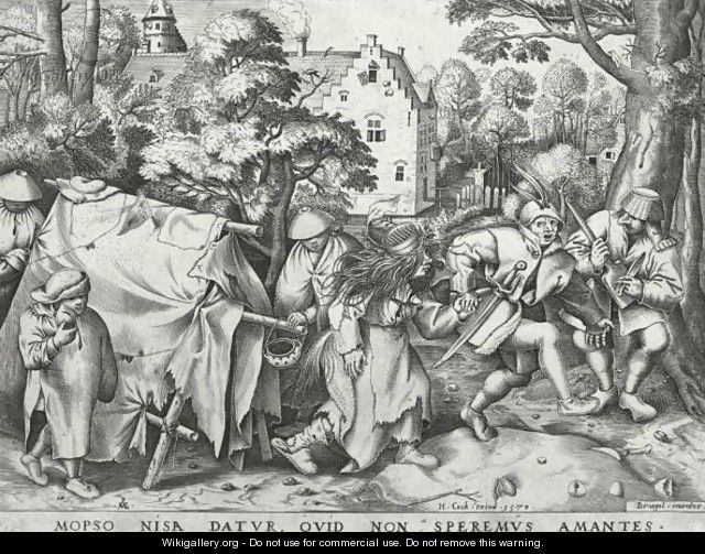 The Wedding Of Mopsus And Nisa - (after) Pieter The Elder Bruegel