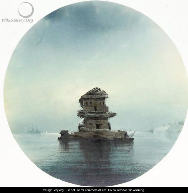 Moonlit Seascape - (after) Ivan Konstantinovich Aivazovsky
