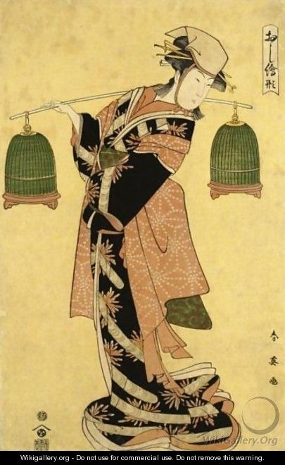 Yoshiwara Suzume - Katsukawa Shunei