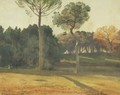 The Park Of Villa Borghese, Rome - Henri-Joseph Harpignies