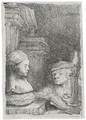 Man Drawing From A Cast - Rembrandt Van Rijn