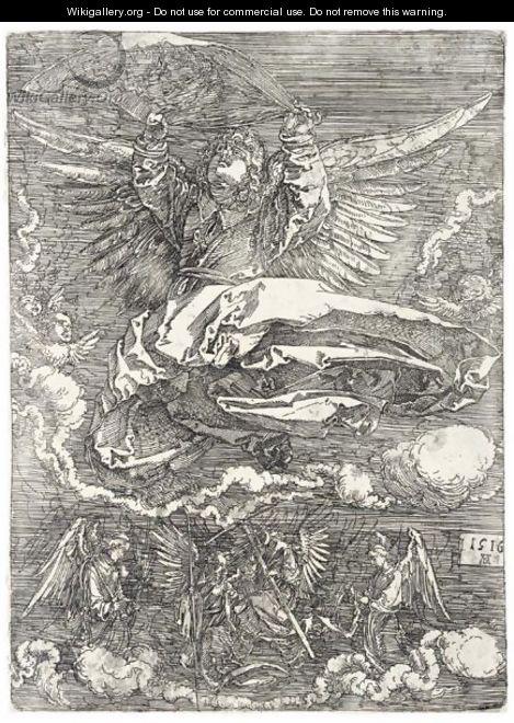 The Sudarium Held By One Angel - Albrecht Durer