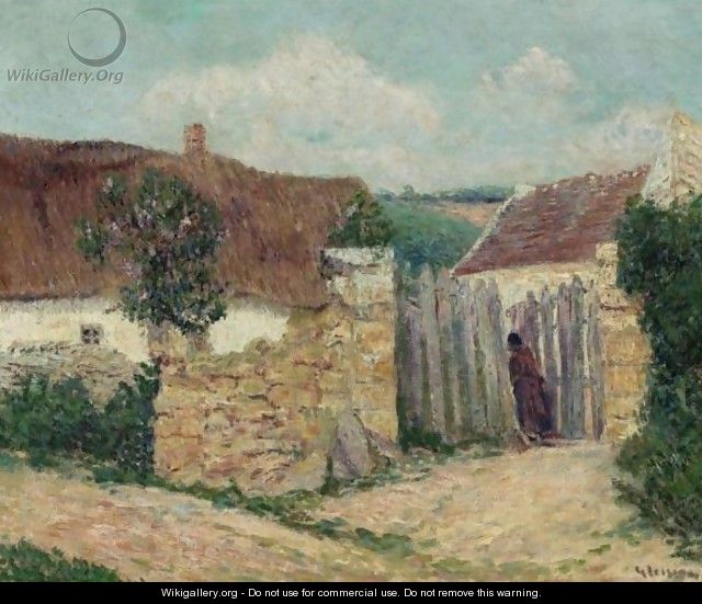 Maison Dans Le Village - Gustave Loiseau