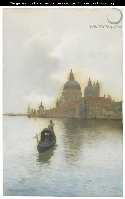 Venezia, Veduta Della Punta Della Dogana Dal Canal Grande - Alberto Prosdocimi