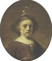 Portrait Of A Young Girl - (after) Harmenszoon Van Rijn Rembrandt