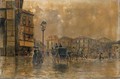 Impressioni Di Pioggia In Piazza Trieste E Trento - Carlo Brancaccio