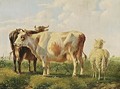 Cattle In A Landscape 2 - Albertus Verhoesen