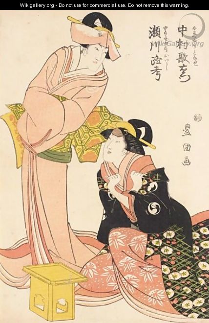 Five Kabuki-E - Toyokuni