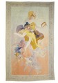 Tapisserie Polychrome D'Aubusson D'Apres Un Dessin De Jules Cheret La Danseuse - Jules Cheret