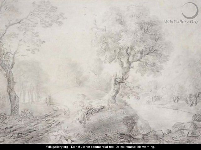 A Landscape Drawing - Unknown Painter