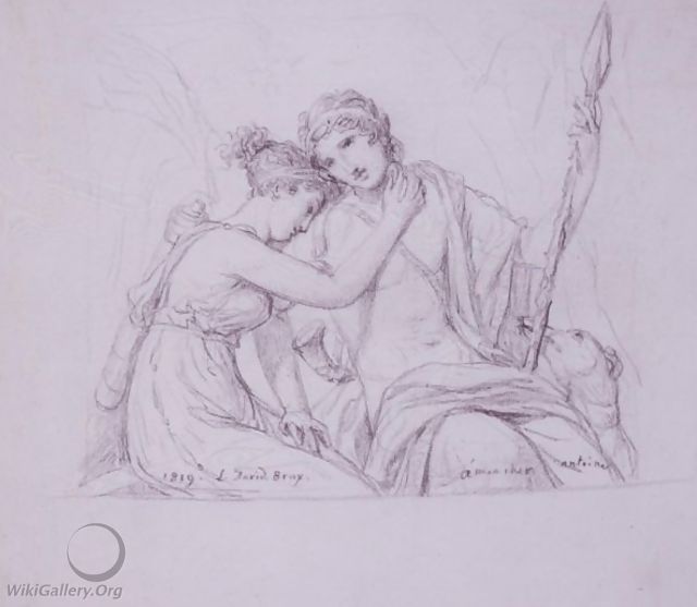 Telemachus And Eucharis - Jacques Louis David