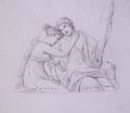 Telemachus And Eucharis - Jacques Louis David