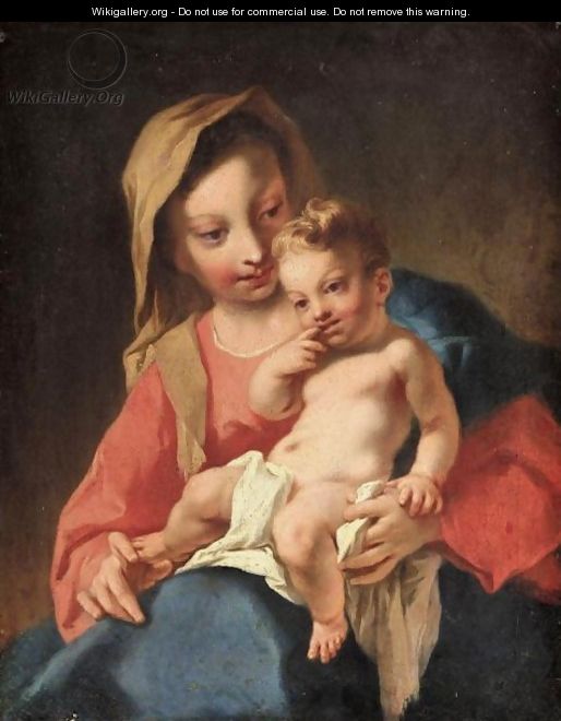 The Madonna And Child - Nicola Grassi