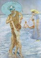 Sulla Spiaggia Di Fregene - Giulio Artistide Sartorio