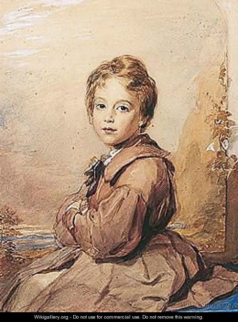 Portrait Of Thomas Knyvett Richmond Aged Six - George Richmond