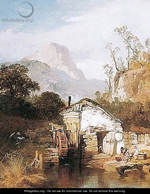 A Welsh Mill - James Baker Pyne