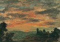 A View Of A Sunset - (after) John Linnell