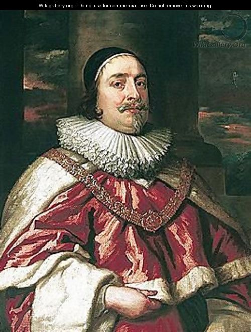 Portrait Of Sir Edward Littleton (1589-1645) - (after) Dyck, Sir Anthony van