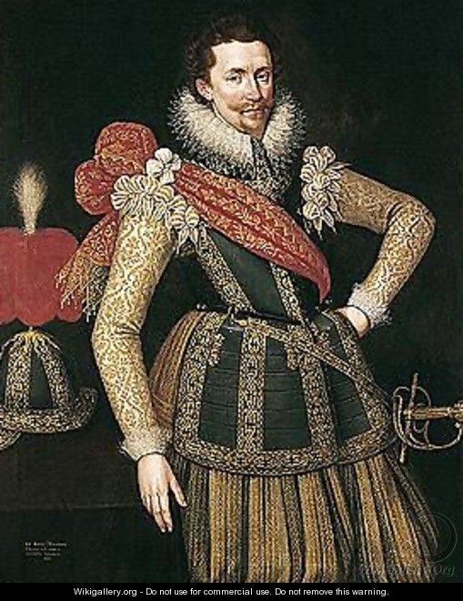 Portrait Of Sir Robert Henderson Of Fordell - (after) Anthony Van Ravesteyn