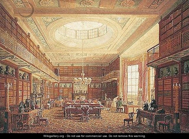 The Library At Syston Hall, Lincolnshire - Thomas Kearnan