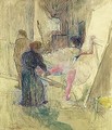 Dans La Coulisse - Henri De Toulouse-Lautrec