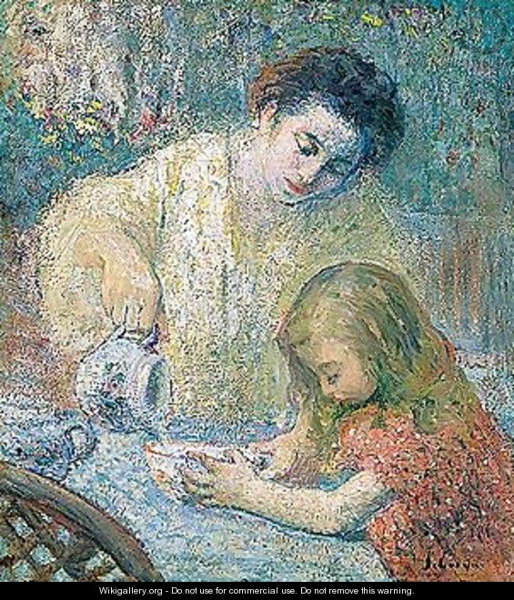 Mother and child - Henri Lebasque