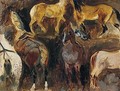 Etude De Chevaux 2 - Eugene Delacroix