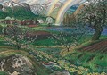 Soleier Og Regnbue (Buttercups And Rainbow) - Nikolai Astrup