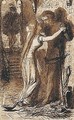 Faust And Margaret In Prison - Dante Gabriel Rossetti