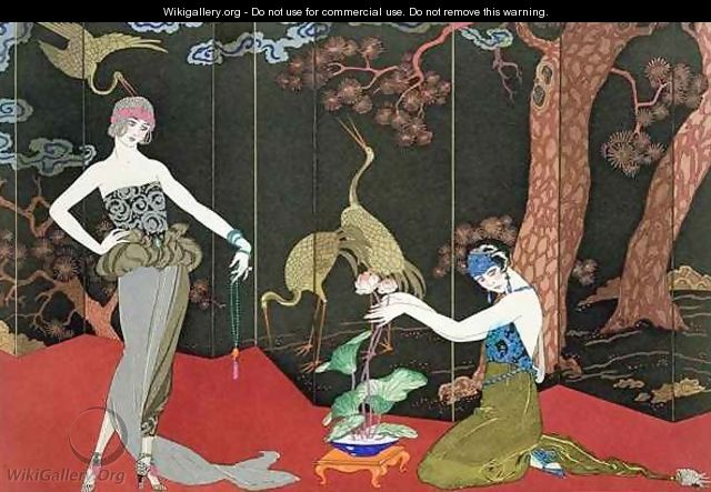The Fashion for Lacquer - (after) Barbier, Georges
