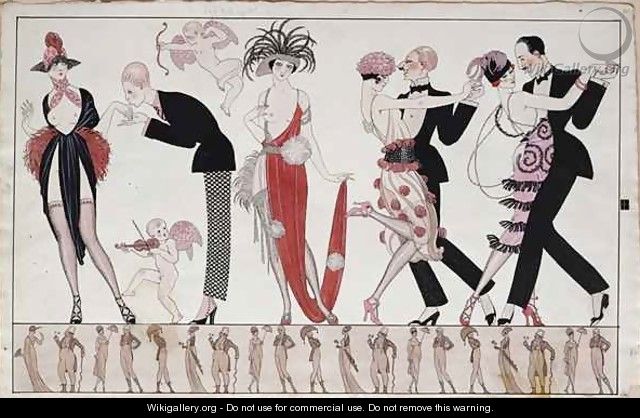 The Tango - Georges Barbier