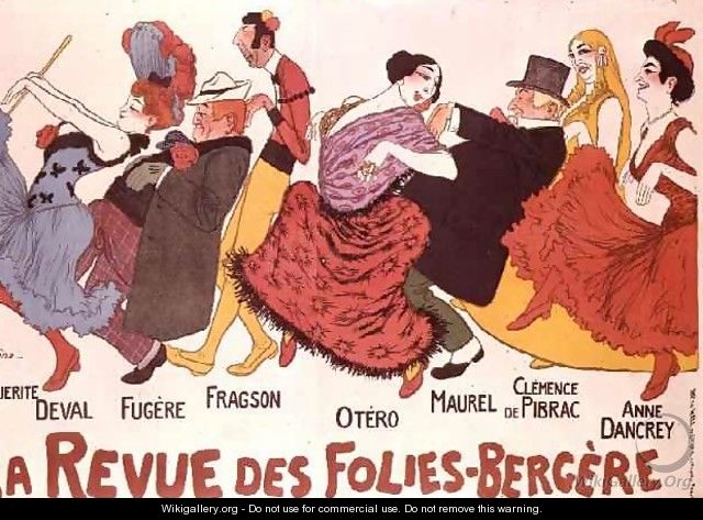 La Revue des Folies-Bergere - Adrien Barrere