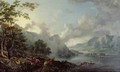 View of Windermere Lake, Early Morning - George Barret
