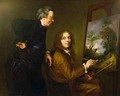 Self Portrait with his Preceptor Charles Spackman - Thomas Barker of Bath