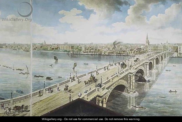Panoramic view of London 2 - (after) Barker, Robert