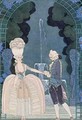 Love under the Fountain - (after) Barbier, Georges