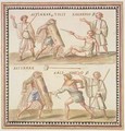 Ms Gen 1496 Plate CXXIV Gladiators - Pietro Santi Bartoli