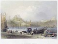 The Floating Bridge, Istanbul - (after) Bartlett, William Henry