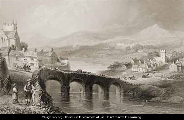 View of Bray, County Wicklow, Ireland - (after) Bartlett, William Henry