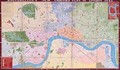 Bauerkeller's New, Embossed, Plan of London - George Bauerkeller